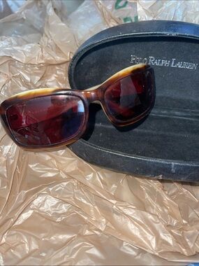 Ralph Lauren Ladies Sunglasses RA5004 535/73 Brown Tan